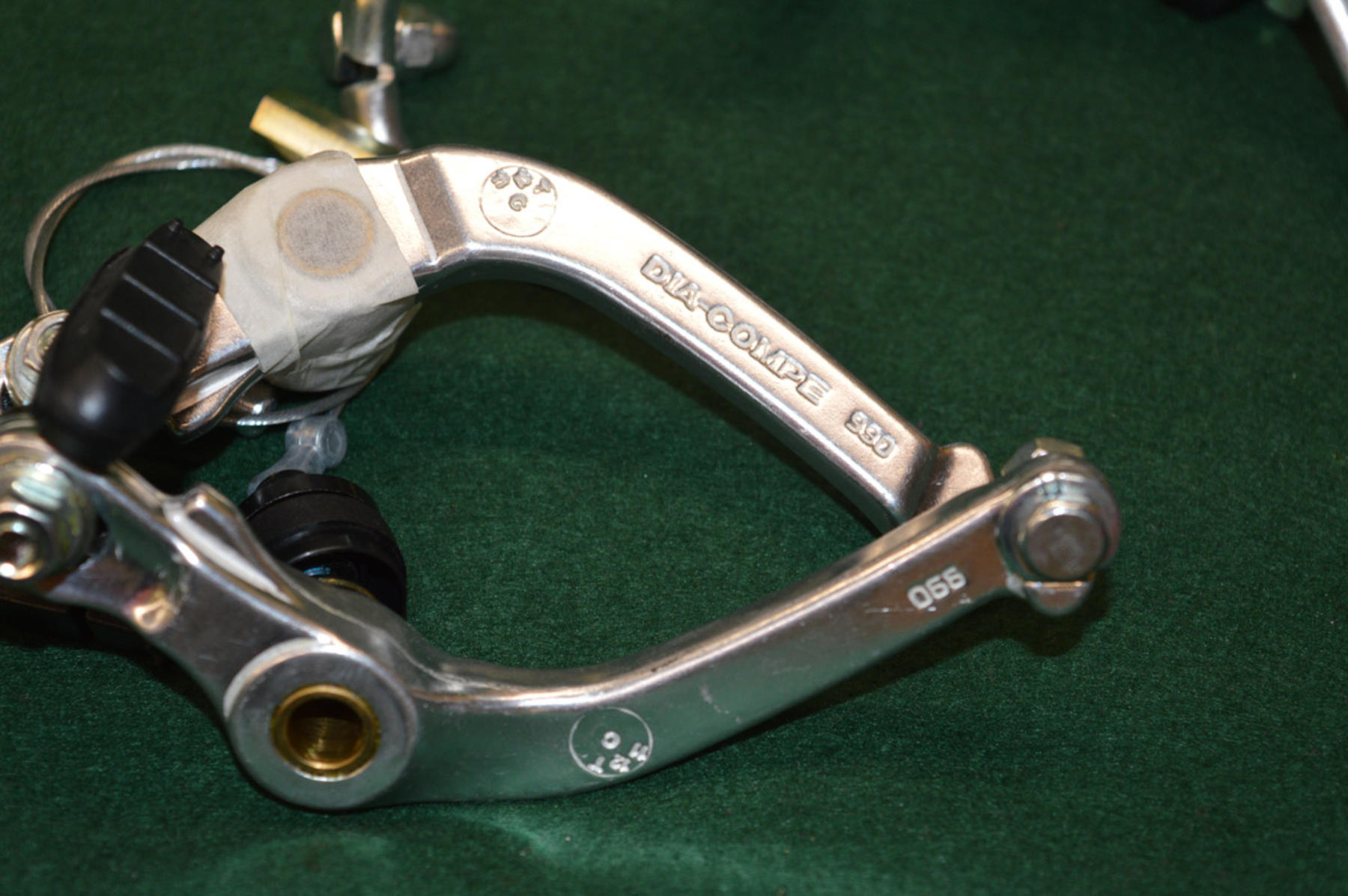 Freni A Disco Bici Freno A U Dia-Compe AD-990 Per BMX – Pinza Freno In Argento, Codice 9909343T Caliper Brakes - Foto 11